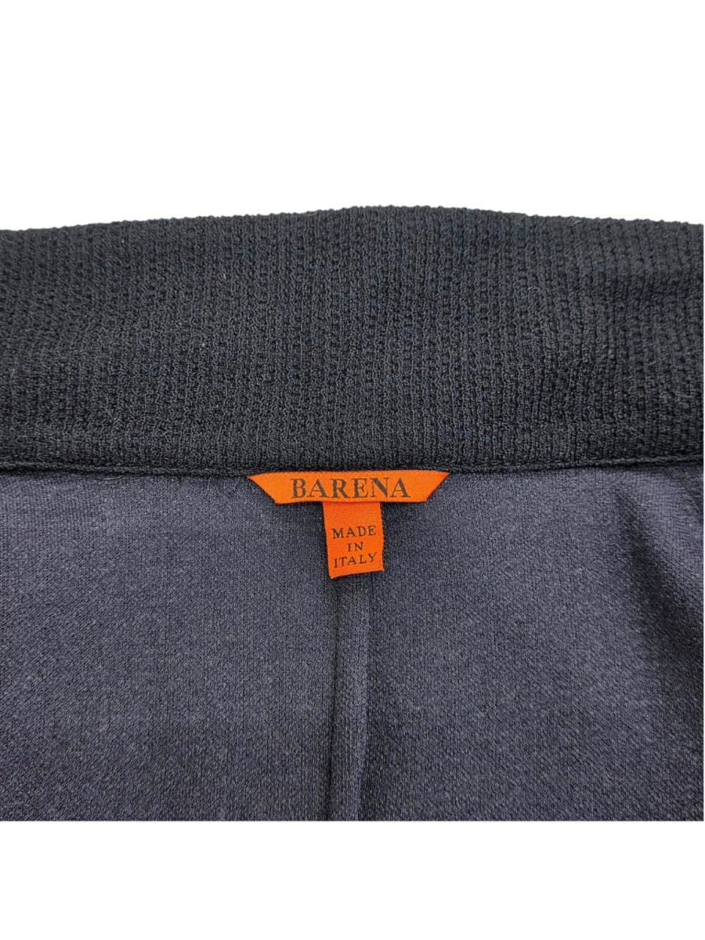 Barena Venezia Mens IT 56 Torceo Navy Ribbed Knit Wool Blazer Made Italy $890 - Picture 8 of 16